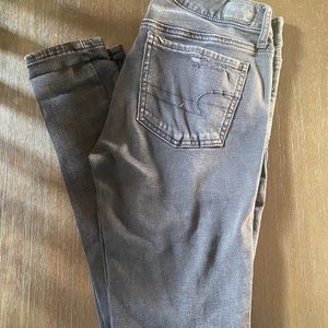 American Eagle Grey denim